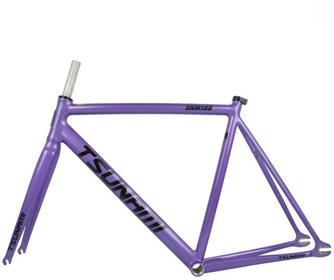 쓰나미 SNM100 픽시 프레임 퍼플 블랙라벨, 1개, 52cm