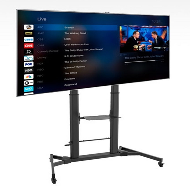 이동형 TV 거치대 100인치 98인치 90인치 LG 삼성 호환 대형 티비 모니터 전자칠판 이동식 스탠드 86인치 85인치 82인치 80인치 77인치 75인치