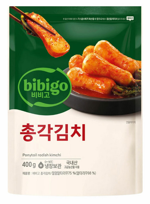 CJ 비비고 총각김치, 400g, 3개