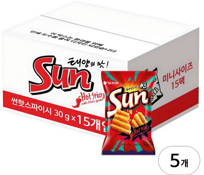 오리온 태양의 맛 썬, 30g, 75개