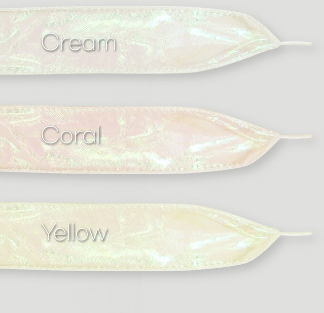 오간자 쉬폰 슈레이스 오간디 브랜드 운동화 신발끈 구두끈 운동화끈 - 40mm 오로라 펄