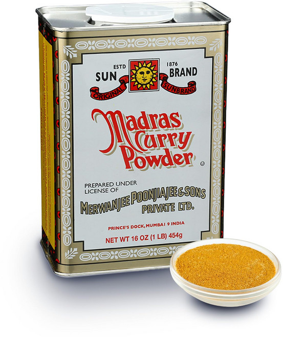 선 브랜드 마드라스 카레 가루 1파운드 (1개 팩) Sun Brand Madras Curry Powder 1 Pound (Pack of 1), 1개, 453.59g