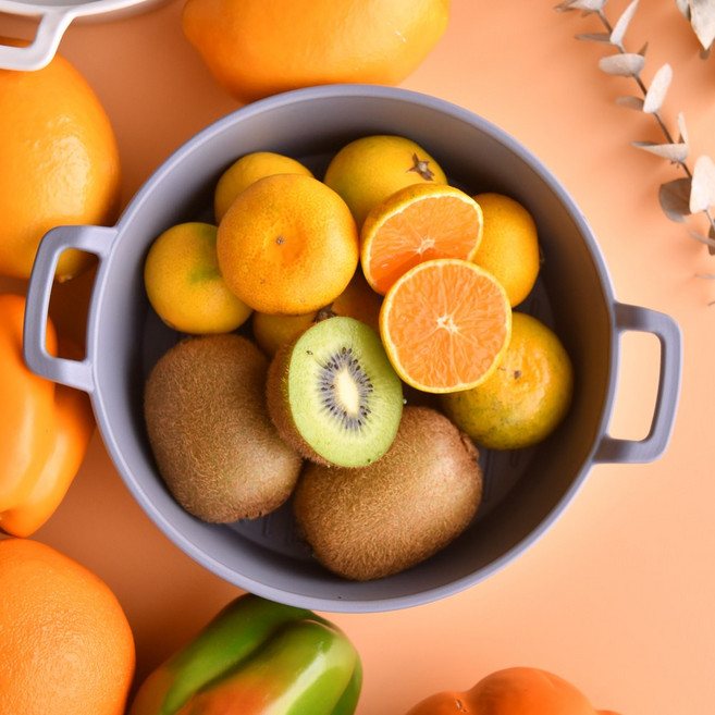 국내생산 전자레인지 전용 용기 이지 플레이트 팬 전자렌지 전용, 1개, 다용도볼_그레이(2개)