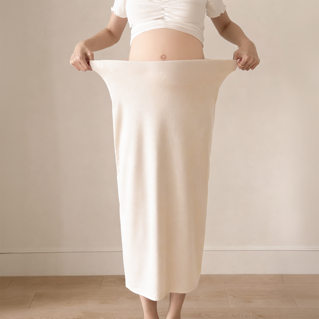 임산부 h라인 롱 스커트 봄 여름 가을 기모 겨울 임부 밴딩 h스커트 임부복 치마