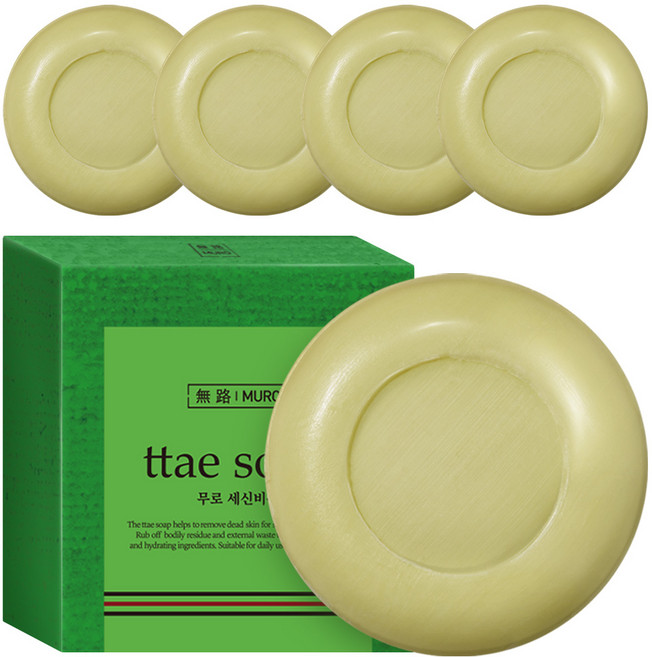 무로 세신비누, 75g, 5개입