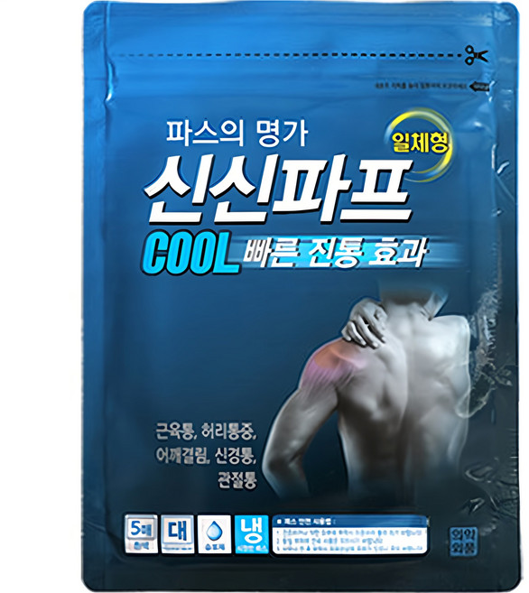 신신파스 신신파프 쿨 파스, 5개입, 1개