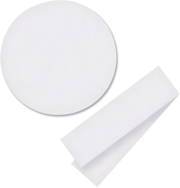 원형 유산지 1호 + 띠지, 100개, 1세트