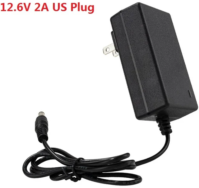 21V 리튬 배터리 충전기 2A 전동 드릴용 지능형 공구 어댑터 변압기 마키타, 05 12.6V 2A US PLUG, 01 유럽 ​​연합