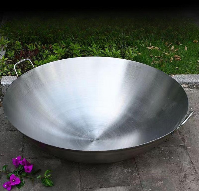 솥뚜껑 불판 캠핑 무쇠 대형 냄비 초대형 70cm 양손잡이, 67cm 손잡이 없음