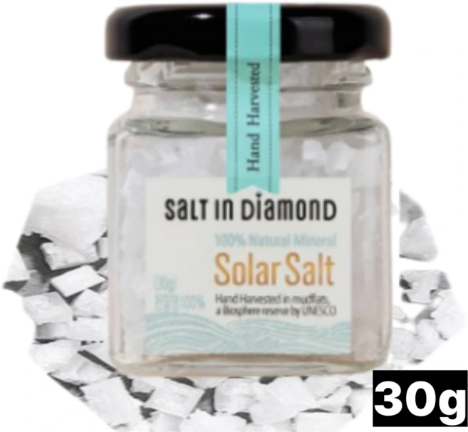 솔트인다이아몬드 미네랄 소금 큐브 솔트 무기질 천일염 30g 굵은소금 솔트 프리미엄 자연그대로 저온건조 청정갯벌, 1개 - 쿠팡
