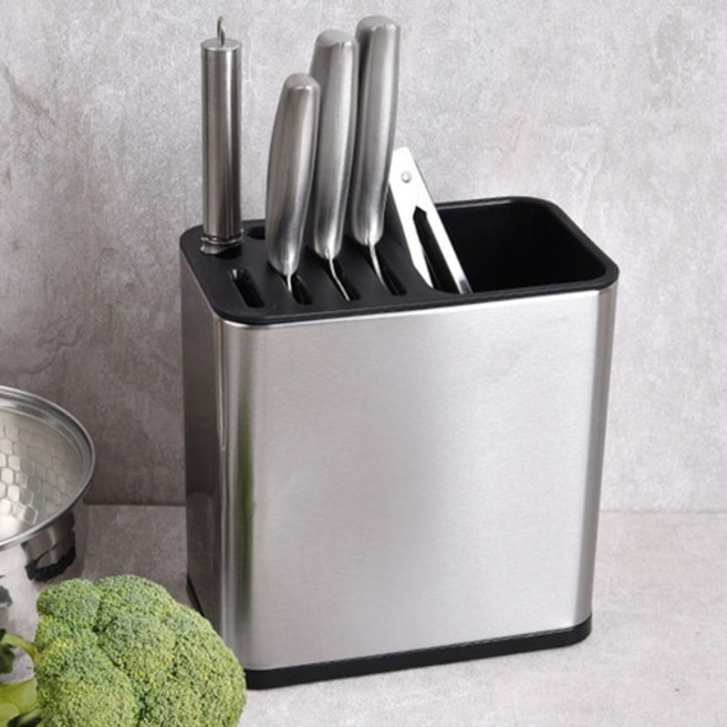 칼꽂이 칼 보관함 싱크대 거치대 보관 씽크대 중식도보관, 옵션1, 칼 꽂이 블럭 KN129, 1개