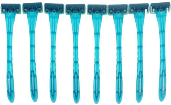 까미 일회용면도기 8P 겨드랑이제모면도기 남자면도기 남성면도기 면도날