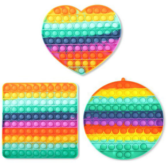 20cm 실리콘 대형버블팝 대형푸쉬팝 실리콘 뽁뽁이 장난감 촉감놀이 발달완구 스트레스해소 집콕놀이, 1개