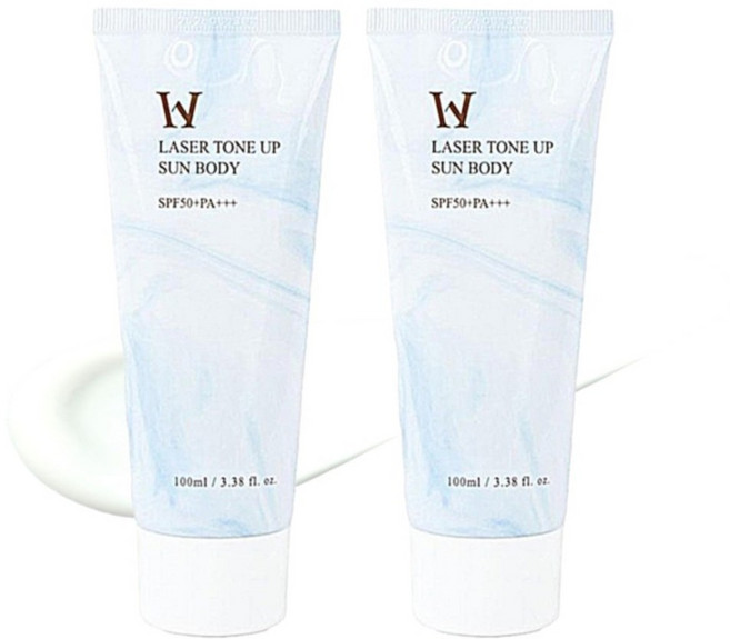 더블유에이치 톤업 선크림 바디겸용 산뜻한 선블록, 2개, 100ml
