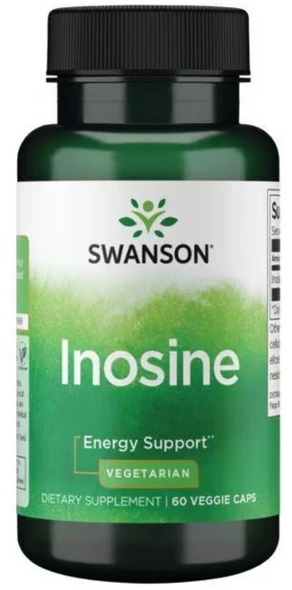 스완슨 이노신 500mg 캡슐 Inosine 에너지 지원 & 신경계 건강 보조, 3개, 60정 - 쿠팡