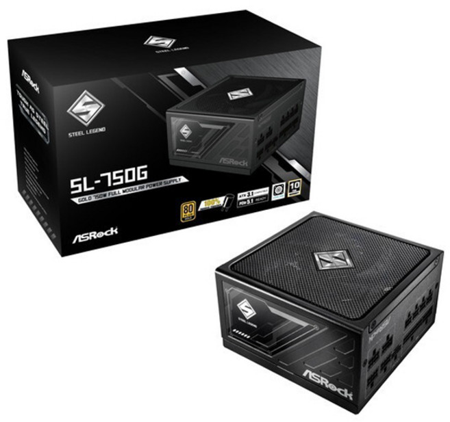 ASRock 華擎 Steel Legend電源供應器ATX 750W, SL-750G
