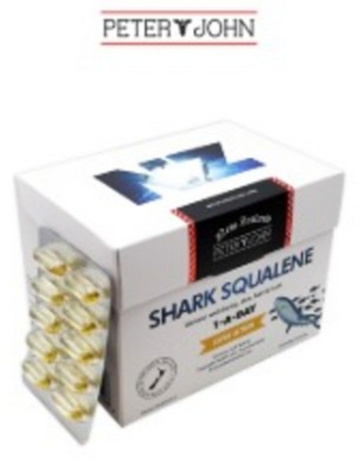 뉴질랜드 피터 & 죤 상어 스쿠알렌 1000mg 200 소프트젤 50대 60대 부모님선물 항산화 면역 영양제, 3개, 200정