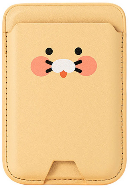 카카오프렌즈 맥세이프 카드지갑 라이언 어피치 춘식이, 춘식이페이스, 1개