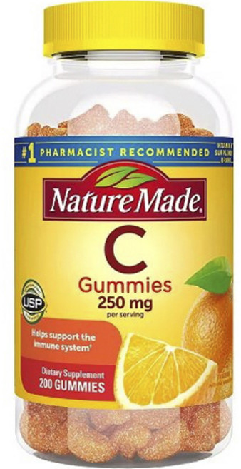 Nature Made 萊萃美 成人用維他命C軟糖 250mg, 1個, 200顆