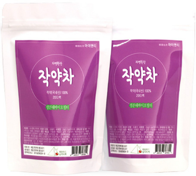 아이앤티 자연한잔 작약차 1.2g 100티백 국산 백작약, 50개입, 2개
