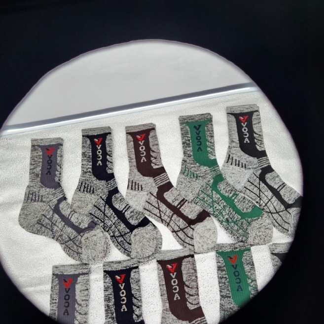 'RS 보카 고급등산양말 이중바닥 쿠션 장목 국내생산, 1세트, 블랙2+네이비2+브라운2+그레이2+그린2  X 10켤래