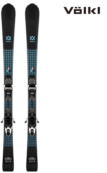 Volkl 뵐클 스키 FLAIR 7.2 BLACKTEAL RDT, 단품, 1개