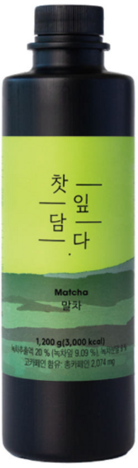 스위트컵 찻잎담다 말차, 1개, 1.2kg