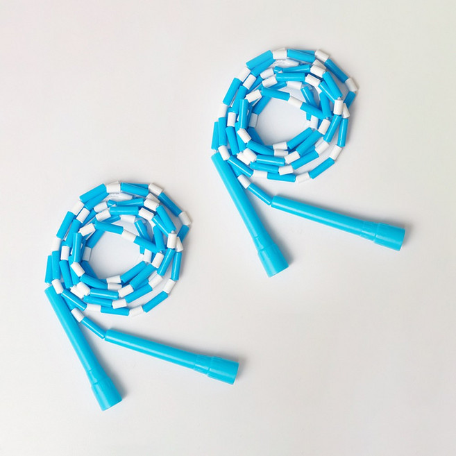 김수열 줄넘기 유아/어린이용 색동 줄넘기 K-330, 하늘