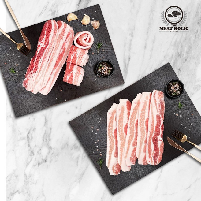 삼겹살 구이용 칠레 덴마크 오스트리아 구이 300g 500g, 삼겹살 랜덤발송, 삼겹살-300g/숯불용(10mm~12mm), 1개