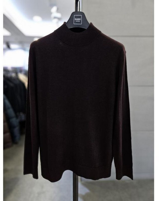 바쏘옴므 남자 반목 폴라티 니트 혼방 반폴라 터틀넥 WSAGZ4WN05A 449367