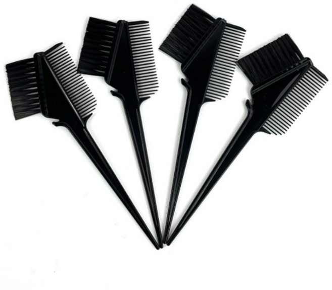 [어반굿즈] 헤어 셀프 염색 전문가용 염색빗 꼬리빗 4개 한세트