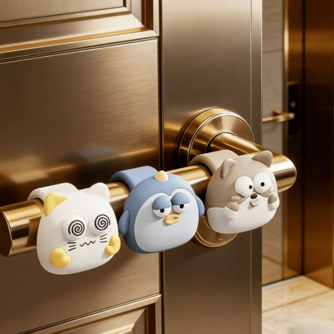 Desko 문쾅방지 충격완화 소음방지 꼬질이 3종세트, 1세트, 3종 세트