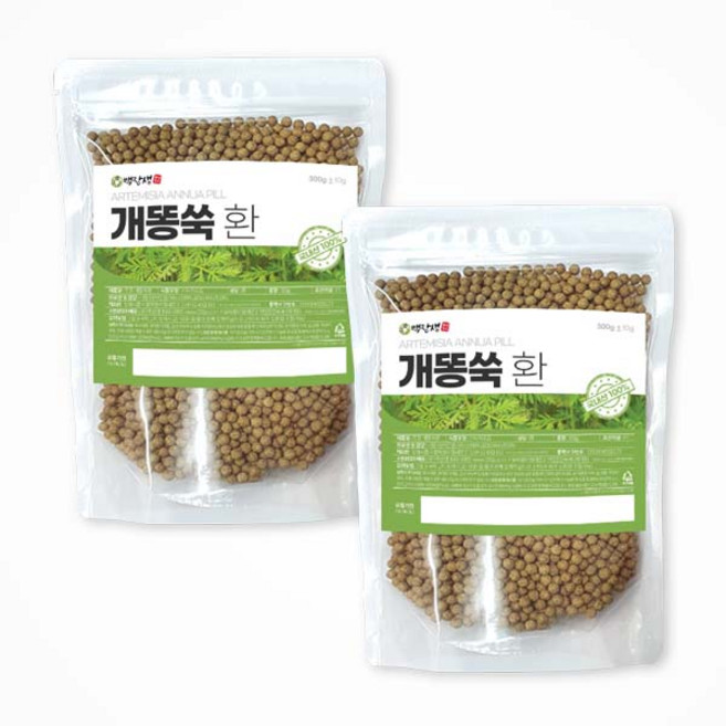 백장생 국내산 개똥쑥환, 300g, 2개