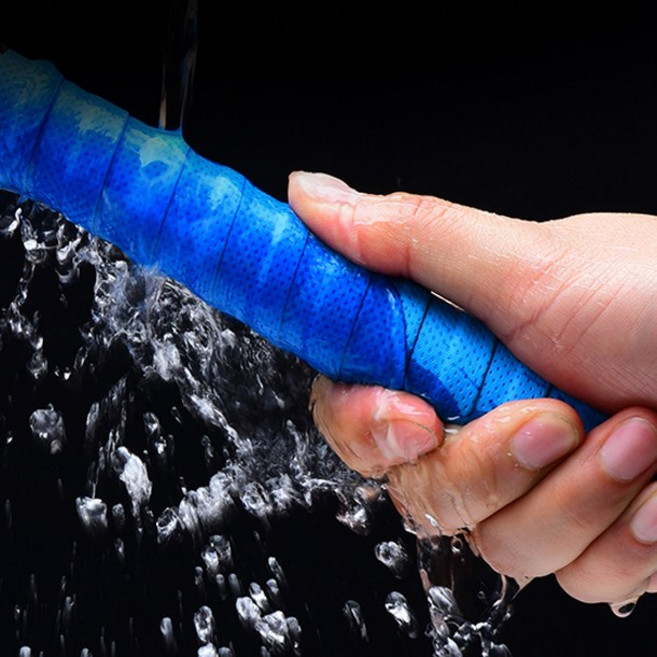 스포츠 라켓 손잡이 그립 논슬립 미끄럼방지 테이프, 블루, 5개