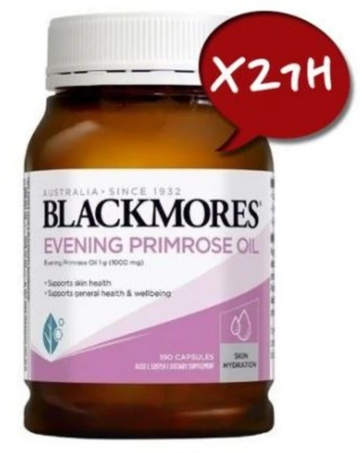 블랙모어스 이브닝 프림로즈 오일 1000mg 캡슐, 190정, 2개 - 쿠팡
