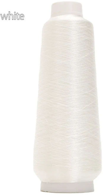 기계 Emboridery 기계용 150D 3000m 금속 실 재봉 용품을 위해 선택할 수 있는 45가지 색상, 13 white