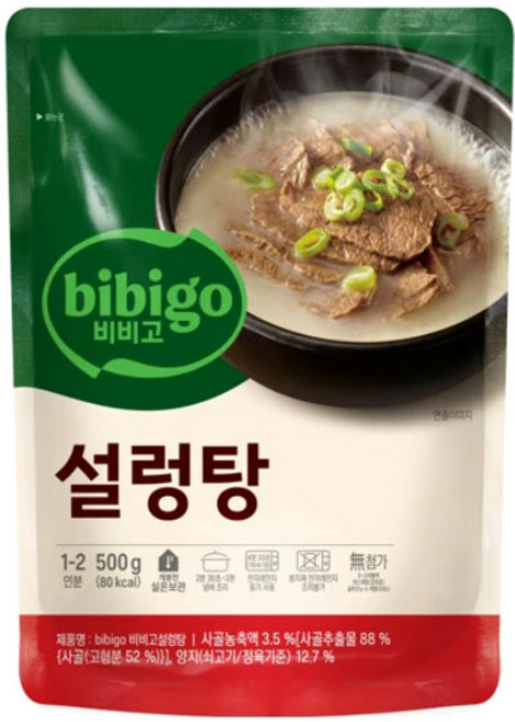 비비고 설렁탕, 500g, 6개