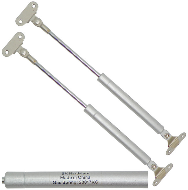 쇼바 싱크대쇼바 주방쇼바 (2개), SK쇼바 7Kg 280mm (2개), 1세트, 그레이