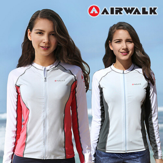 [AIRWALK]에어워크 여성비치수영복 긴팔덧복(단품) YAWe5201 비치웨어래쉬가드에어워크수영복