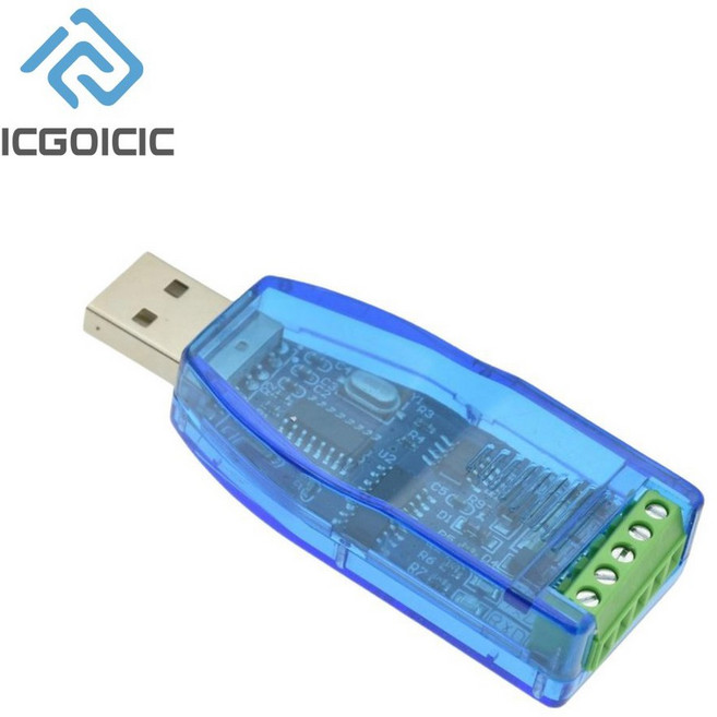 산업용 USB RS485 TVS 라인 반이중 통신 직렬 모듈 보호 양방향 U485CH340G 변환기, USB to RS485