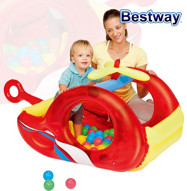 베스트웨이 헬리콥터 유아 볼풀장 BW_52183, 단품, 1개