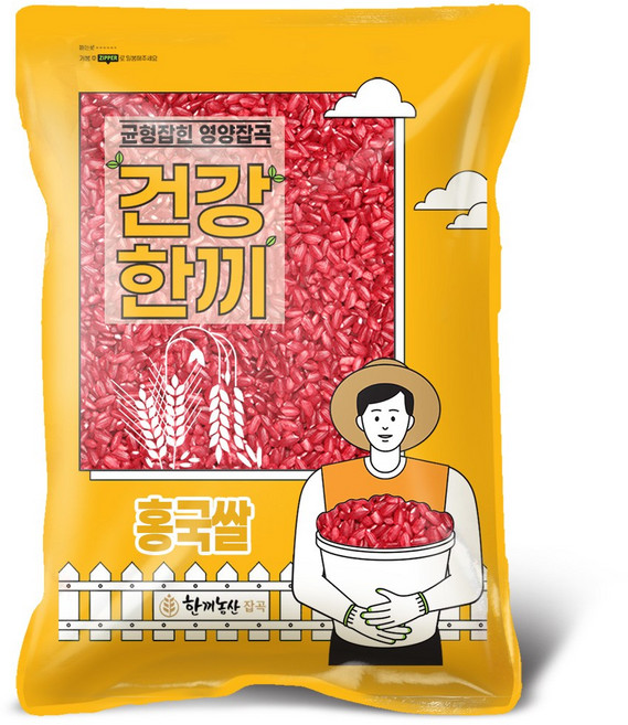 한끼농산 국산 홍국쌀, 1개, 2kg