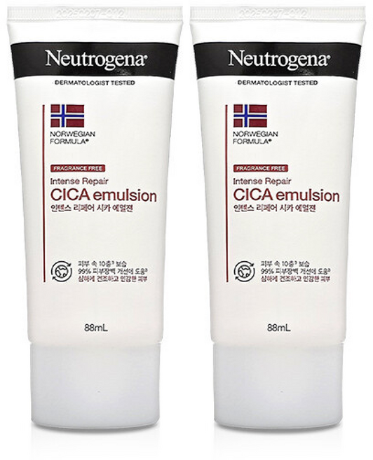 뉴트로지나 인텐스 리페어 시카 에멀젼, 2개, 88ml