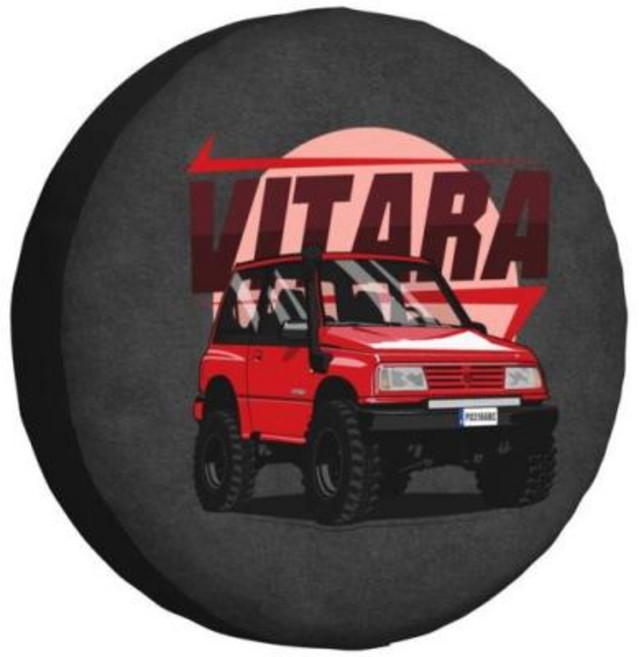 커스텀 고 어드벤처 오프로드 타이어 커버 비타라 지프 그랜드 체로키용 4WD 4x4 RV 스페어 휠 보호대 14 인치 15 인치 16 인치 17 인치, 1개