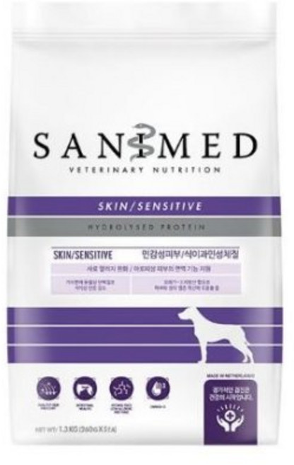 세니메드 강아지 처방식사료, 피부/피모+알러지, 3.12kg, 1개