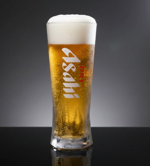 아사히슈퍼드라이 맥주잔 270ml 420ml, 1개