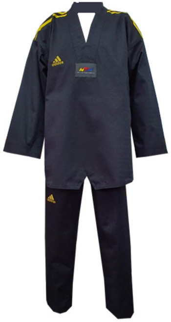 아디다스 검정도복(3선골드)