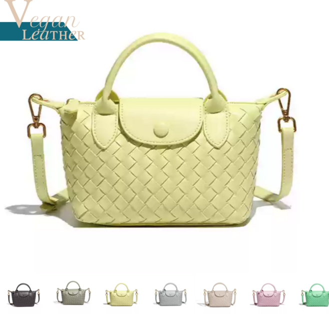 비건레더 위빙 가죽꼬임 미니 토드 숄더백 명품스타일 세련된 RM240478