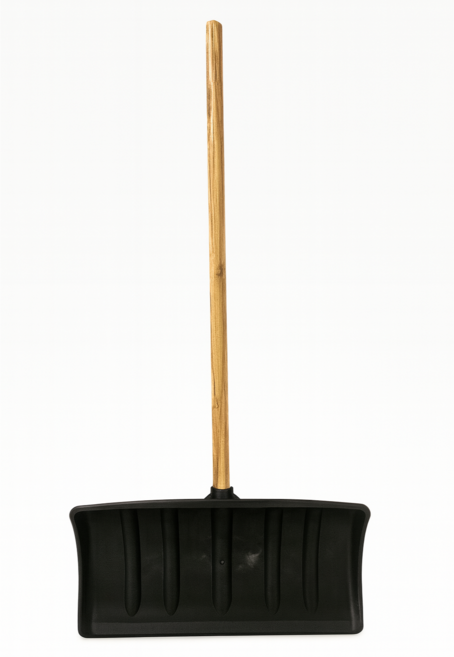 넉가래(PVC/검정색) 나무손잡이 (대) 넉가래 눈삽 제설삽 제설도구 넉가래특대 눈 치우는 삽 플라스틱 눈삽 금강C&C, 1개, 검정