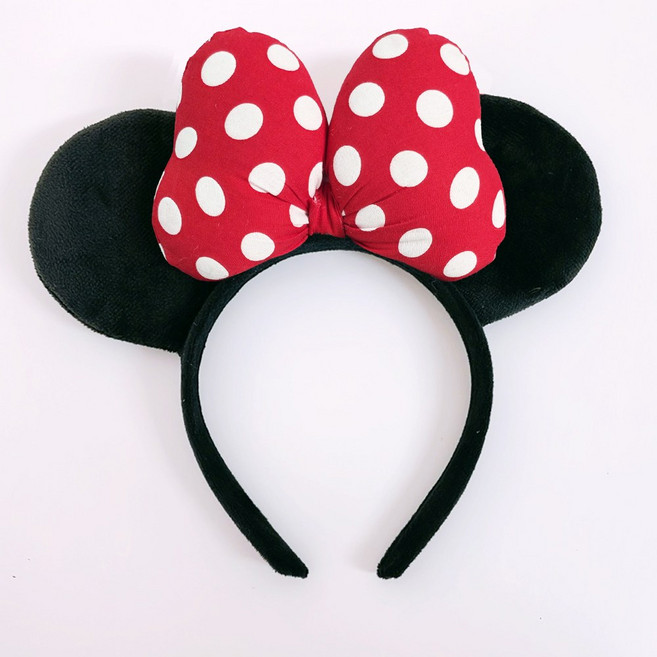 아이템팡 동물 머리띠 놀이동산 파티 운동회 생일 놀이공원, 도트리본마우스